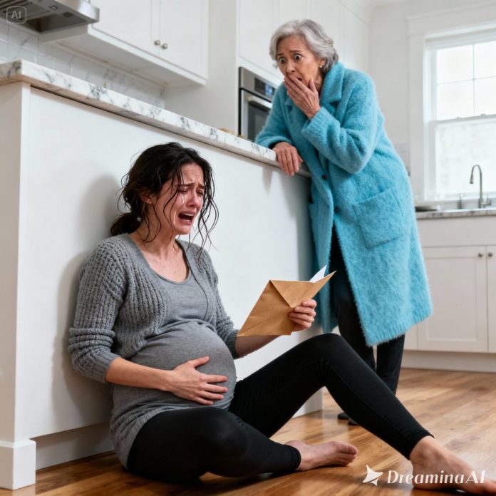 dreamina-2025-12-09-5319-Phụ nữ trẻ mang thai rõ rệt mặc áo nỉ xá...