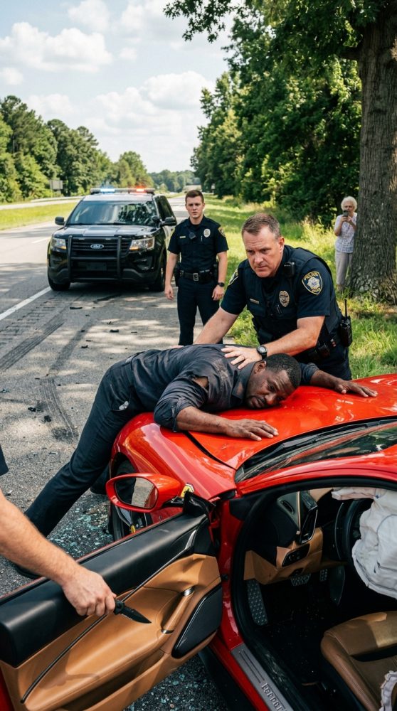 Man_pinned_on_wrecked_Ferrari_202605160011