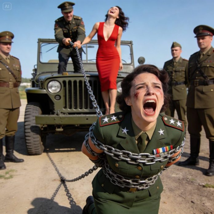 dreamina-2026-05-05-1423-The central figure is a woman in a green...